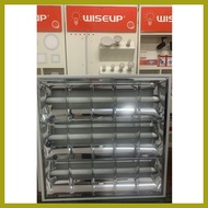 ◬ ⚾︎ ♆ LOUVER HOUSING WHIT T8 LED TUBE LIGHT LED Ceiling Grille Lamp OFFICE LIGHTING