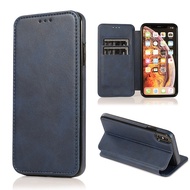 Magnet Flip Case iPhone 11 12 Pro Max Case Card Holder Flip Cover iPhone 12 Mini 11 12 Case Fashion PU Leather