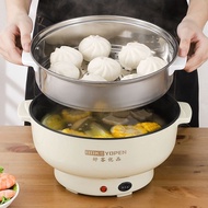 Small Rice Cooker2People Cook Rice Household Cooking Noodle Pot Small Electric Pot Instant Noodle Pot Electric Hot Pot E