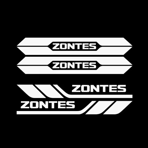 For Zontes 368G 703RR 703F Reflective Motorcycle Stickers Moto Scooter Body Shock Absorber Lamp Eyeb