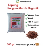 MERAH Red Sorghum Flour 500 GRAM packaging/ CANTEL Flour 500 GRAM packaging/ Red Sorghum Rice Flour 