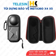 Telesin Insta360 X4 X5 mini carrying bag is impact resistant and protects the camera