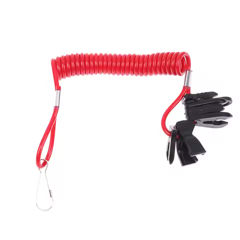 Boat Outboard Engine Motor Kill Stop Switch Lanyard Kill Switch Universal 7Keys