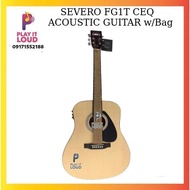 SEVERO FG1T CEQ ACOUSTIC GUITAR w/BAG