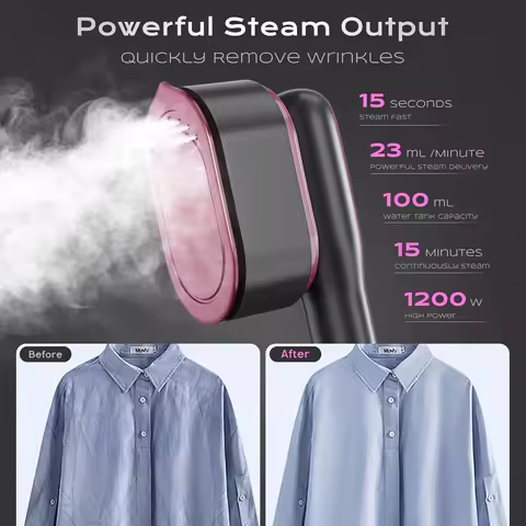 Portable Iron Steam Hanging Iron Professional Handheld 1200W Household Heating Portable Garment Stea