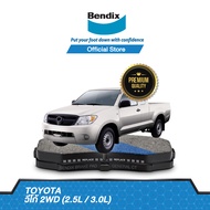 Bendix ผ้าเบรค TOYOTA Hilux Vigo 2WD (2.5L / 3.0L) (ปี 2004-08) รหัสเบรค (DB1741 BS1768)