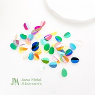Java Plastic Slice Leaf Shape Bend Sequin Beads Colorful Sequin Beads T-0023