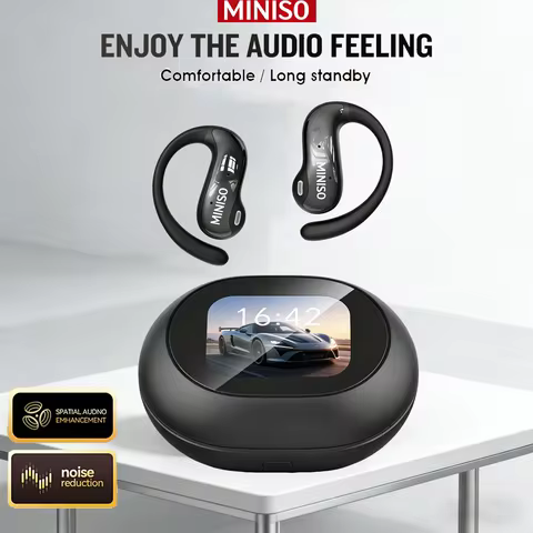 [Intelligent Touchscreen Earbuds]MINISO MS188 Bluetooth Earphones AI Translation Earbuds Wireless He