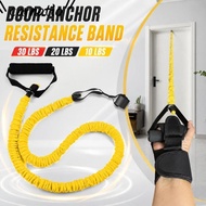 CARNATIOGV Door-Anchor Resistance Band, Elastic 30 Lbs 20 Lbs 10 Lbs Resistance Exercise Band, Porta