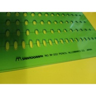 Template/ Saintograph Metric Small Ellipse Template for Jewelry and Engraving Design/Japan