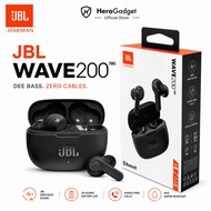 JBL Wave 200 TWS Bluetooth Headphone Handsfree Mic Noise Reduction