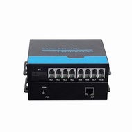 8ch telephone to fiber optic converter PCM Voice over Fiber Optic fxs/fxo 1ch 100M Ethernet