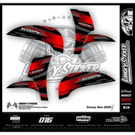 Striping/ Scoopy Fi 2017 Sticker/2020 Racing Style V7
