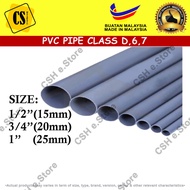 PVC Pipe Class D Class 6 Class7 - 15mm/20mm/25mm - HIGH QUALITY