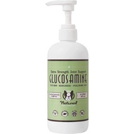 Natural Dog Company Liquid Glucosamine for Dogs (16 oz) | Extra Strength Cartilage and Joint Support