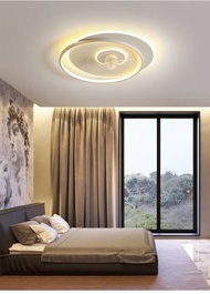 天怡燈飾 - TYL 天花鴻運風扇 Bobby (不搖擺頭款式) 雙圓形 天花風扇燈