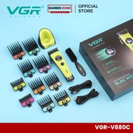 VGR-V880C ปัตตาเลี่ยนตัดผม ไร้สาย พร้อมแท่นชาร์จ ทำผมซาลอน