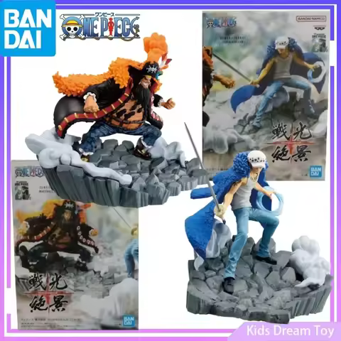 Bandai in Stock Original BANPRESTO ONEPIECE Anime Senko Superb View -TRAFALGAR.LAW&MARSHALL.D.TEACH-