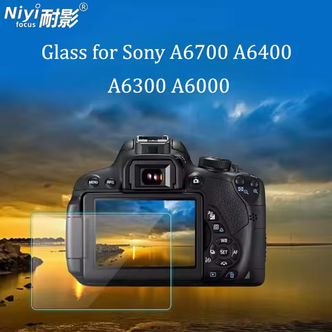 Tempered Glass Screen Protector for Sony A6700 A6400 A6300 A6000 A5000 Camera LCD Display Screen Fil