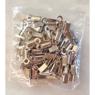Stopper Lock Cove Clasps Cord End Caps Leather Clip Tip Fold Crimp Bead DIY Crafts per Pack (100's)