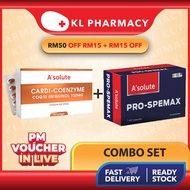 TTC MEN COMBO SET | ASOLUTE COQ10 30S + ASOLUTE Prospemax 60s