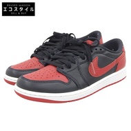 Nike Air Jordan 1 Retro Low OG Shoes, Men's, Black x RED, Size 26.5cm, IW6276-001, Size 8.5 (US) [Us