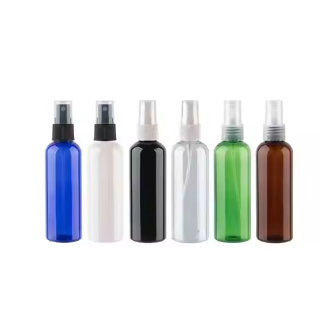 30pcs 30ml 50ml 60ml 100ml Sprayer Empty Bottles For Perfumes 100cc PET Clear Container With Fine Mi