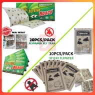 GREEN LEAF FLY GLUE BOARD 20PCS AND FLY CATCH TRAP 4PCS PELEKAT LALAT GAM LALAT / GAM LALAT