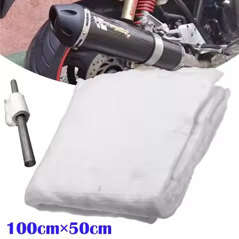 Motorcycle Exhaust Pipe Sound-absorbing Cotton Exhaust Muffler Wadding E-Glass Fibre Packing for Mot