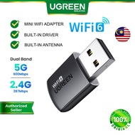 UGREEN USB WiFi 6 Adapter AX900 Dual Band 5G 2.4G WiFi Receiver Antenna Dongle Wireless USB Network 