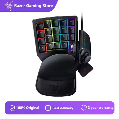 Razer Tartarus V2 Ergonomic Gaming Keypad Mecha-Membrane Key Switches - 32 Programmable Keys - Custo