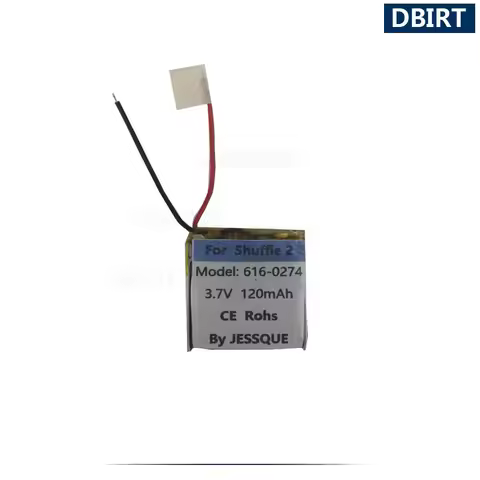 616-0274 120mAh Battery For Apple iPod Shuffle 2nd Generation 2 Shuffle2 G2 G3 3 MP3 MP4 Batterie Ac
