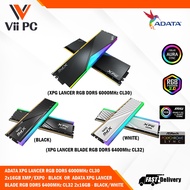 ADATA XPG LANCER RGB DDR5 6000MHz CL30 / XPG LANCER BLADE RGB DDR5 6400MHz CL32 (2x16GB)32GB XMP/EXP