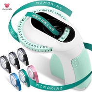 Embossing Label Maker E975 3D Embossing Label Printer Machine with 6 Rolls Emboss Tapes, Handheld Em