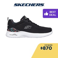 Skechers สเก็ตเชอร์ส รองเท้าผู้หญิง รองเท้าผ้าใบ Women Sport Skech-Air Dynamight Laid Out Shoes - 149756-BKMT Memory Foam Skech-Air Machine Washable Vegan