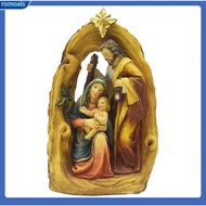 Christmas Nativity Scene Ornament Holiday Nativity Decoration Handcrafted Nativity Scene Ornament fo