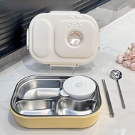 กล่องข้าวมื้อเช้าสแตนเลส 316 รับประทานอาหารกลางวันสำหรับผู้เรียนวิทยาลัย ผู้ที่ทำงานอยู่ในออฟฟิศ กล่