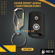 GANTUNGAN FAST.ID Aerox Keychain + Aerox 155 Remote Cover Aerox 155 Remote Cover