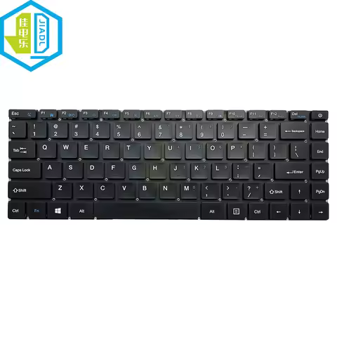 US English Keyboard For Notebook PRIDE-K4662 XS318-1 ZZ-638 XK 3182021 Black keycaps Without Backlit