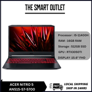 ACER NITRO 5 AN515-57-5700 i5-11400H 16GB 512GSSD RTX3050TI Win10 Gaming Laptop