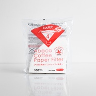 กระดาษกรองกาแฟ CAFEC Abaca filter paper (Cone Shape)