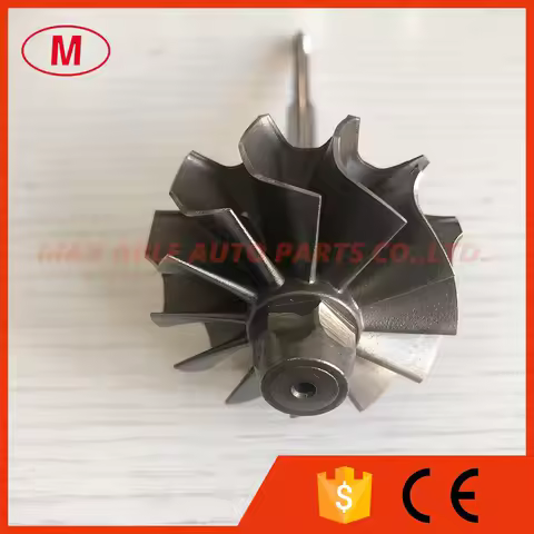 K04 44.5/50mm 12 blades open fin 53049880064 53049700064 06F145702C 06F145702CX turbo turbine shaft&