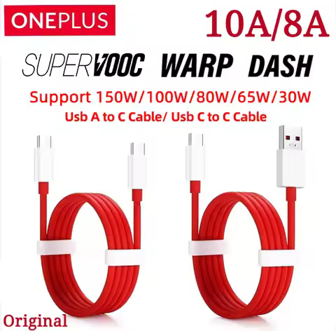 Original Oneplus 150w 100w Charger Cable 80w 65w Supervooc Usb C Charging Wire Cord One Plus 13 13R 