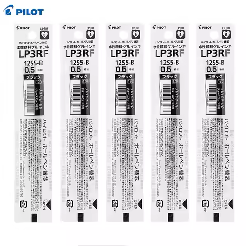 5Pcs Japan Pilot New Juice Refill Juice Up0.4/0.5mm Gel Pen Refill 4 Colors Large Capacity LP3RF-12S