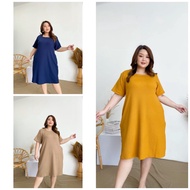 Dress Casual - Dress Wanita Premium - Korean Dress - Fashion Korean