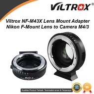 Viltrox NF-M43X Adapter Speed Booster Nikon Lens to Micro 4/3 Camera Panasonic Olympus