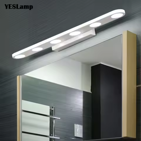 Modern LED Mirror front lamp 12W 18W 38CM 58CM Decor Lighting waterproof Bathroom Lamp Bedroom Foyer