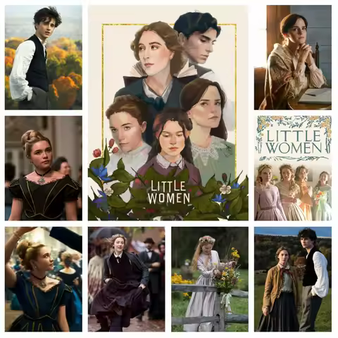 Little Women Movie Diamond Painting Film Actor Saoirse Ronan Emma Watson Cross Stitch Kits Embroider