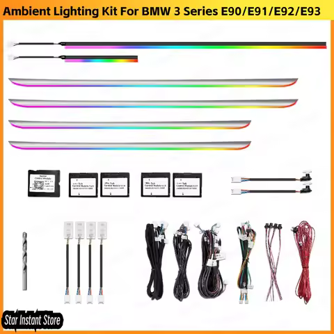 Upgrade 256 Colors Symphony LED Car Interior Ambient Light for BMW 3 Series E90/E91/E92/E93 2004-201