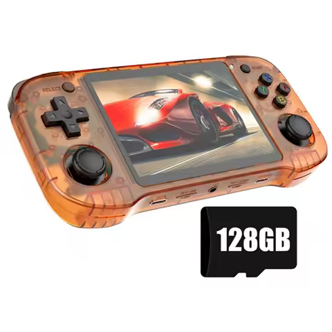 R46H Handheld Retro Game Console 4.2 Inch Screen 128G 20000+Games Portable Video Player Gamepad Supp